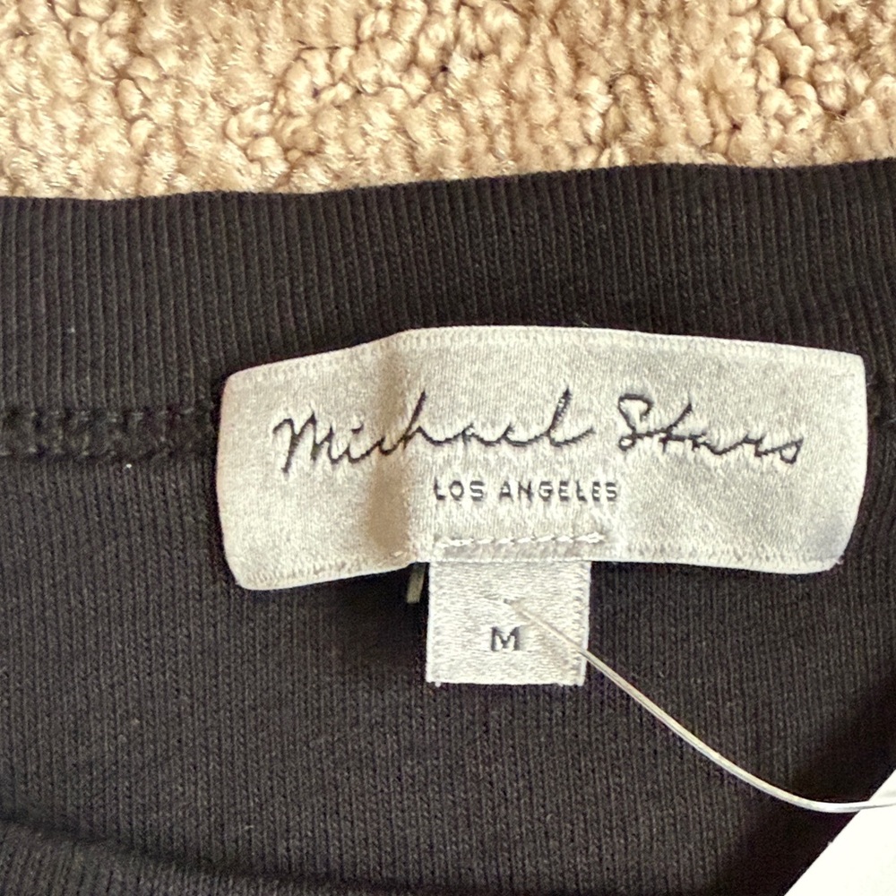 Michael Stars Black Short Sleeve Tee-NWT Size M - Picture 2 of 7
